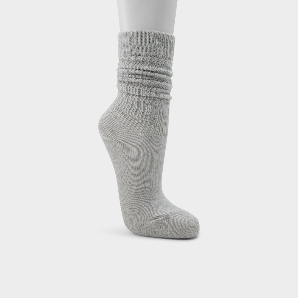 Grey Slouchie in Grey - Socks | Aldo