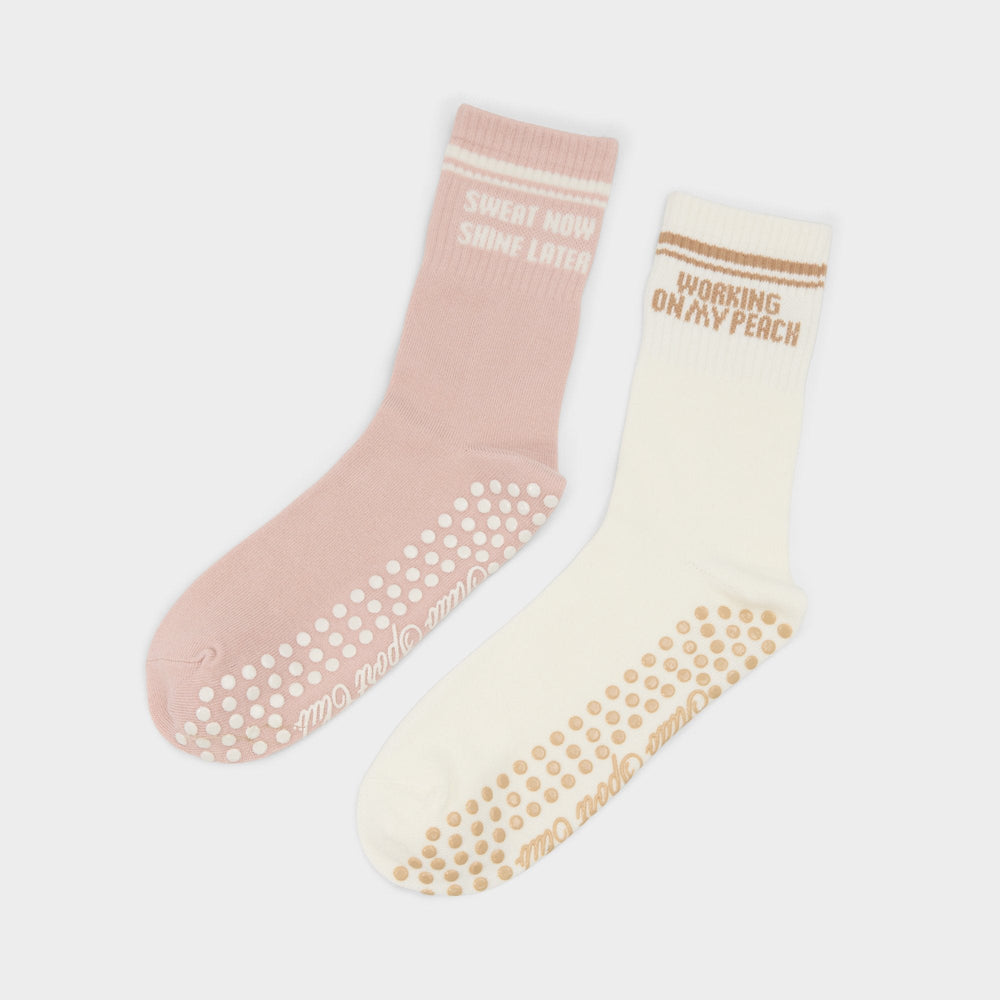 Light Pink Pilatesclub in Light Pink - Pilates socks | Aldo