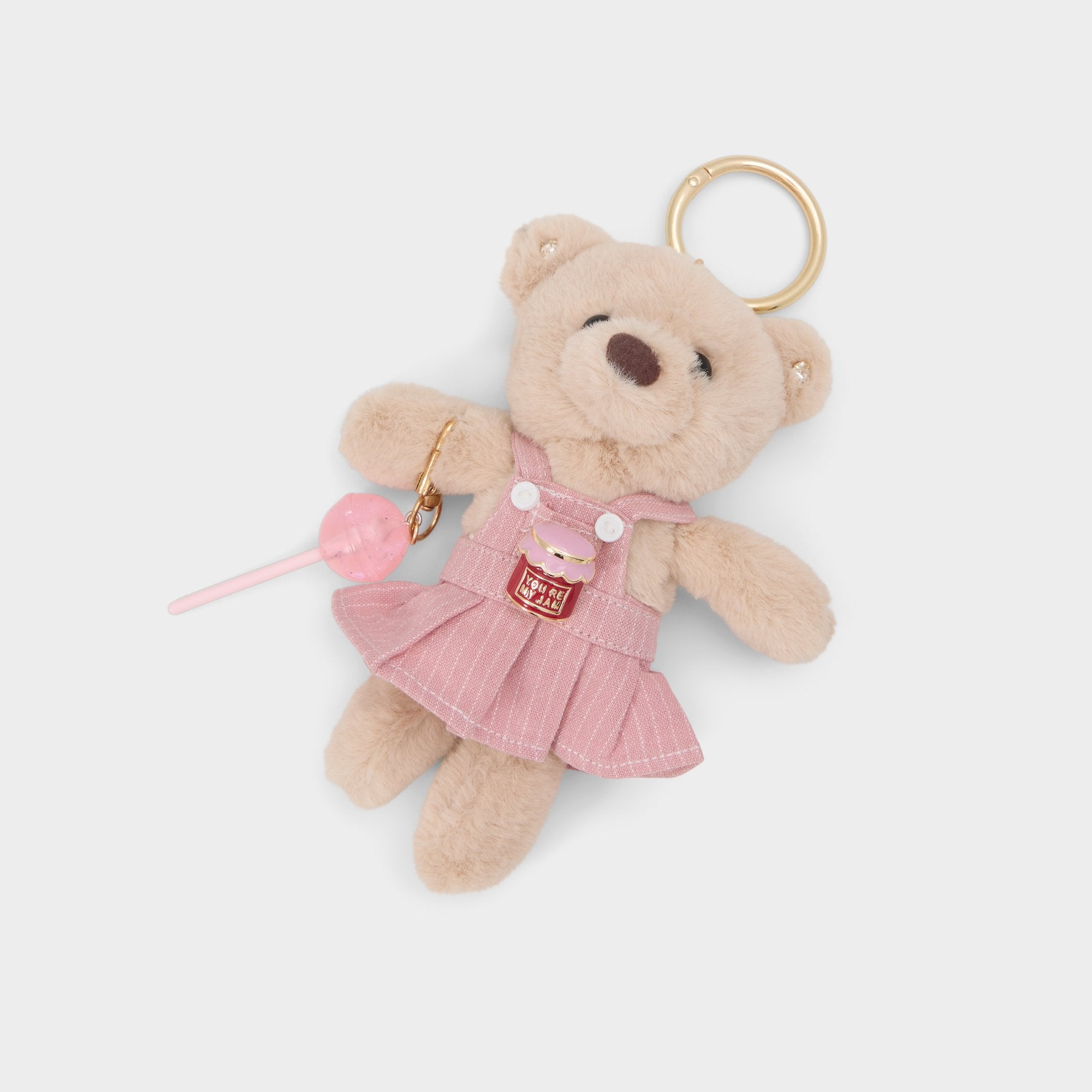 Light pink Snugglepop in Light Pink - Bag charm | Aldo