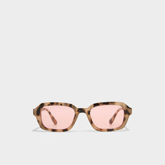 Medium Beige Desnix Medium Beige Women's Square - Rectangle sunglasses | Aldo
