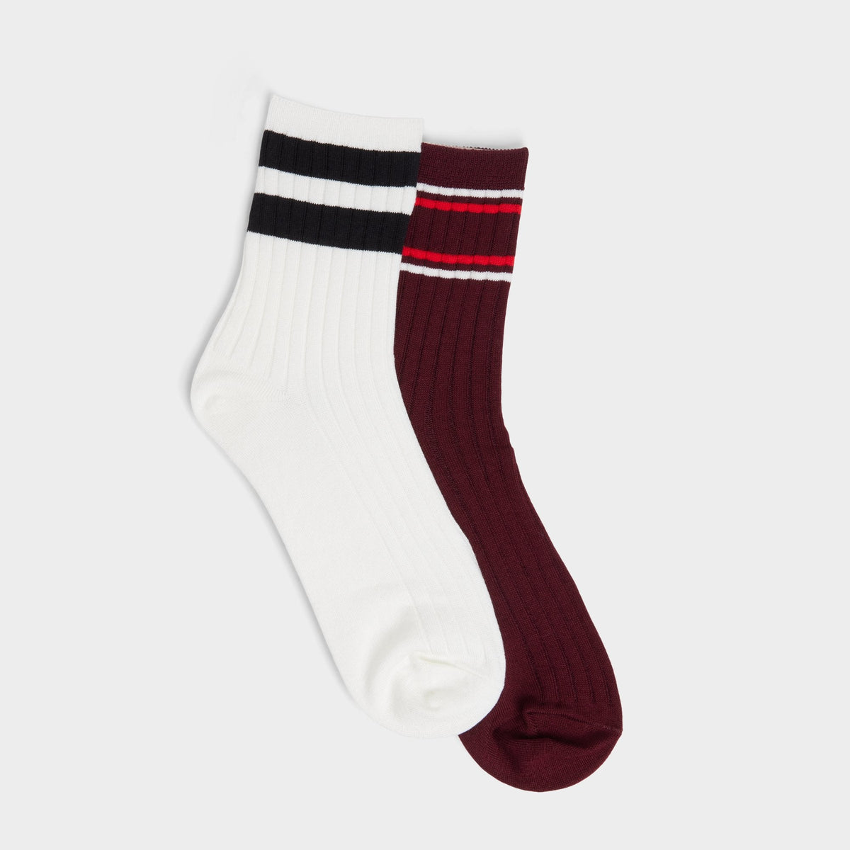 Bordo Retrostripes in Bordo - Socks | Aldo