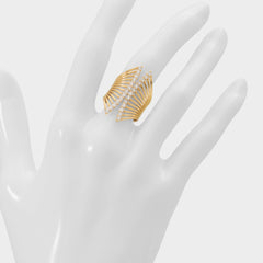 Gold/clear multi Glimmery in Gold Clear Multi - Stackable rings | Aldo