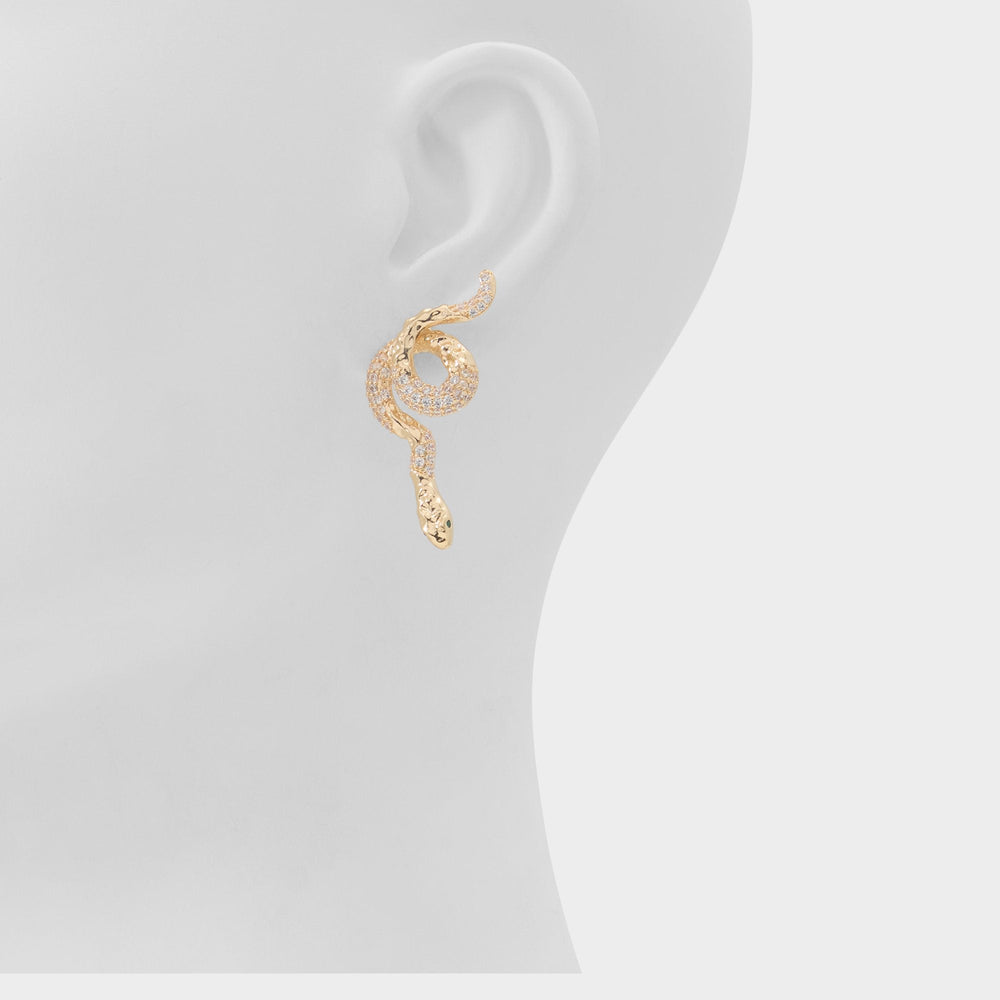 Gold/clear multi Serpenta in Gold Clear Multi - Chandelier earrings | Aldo