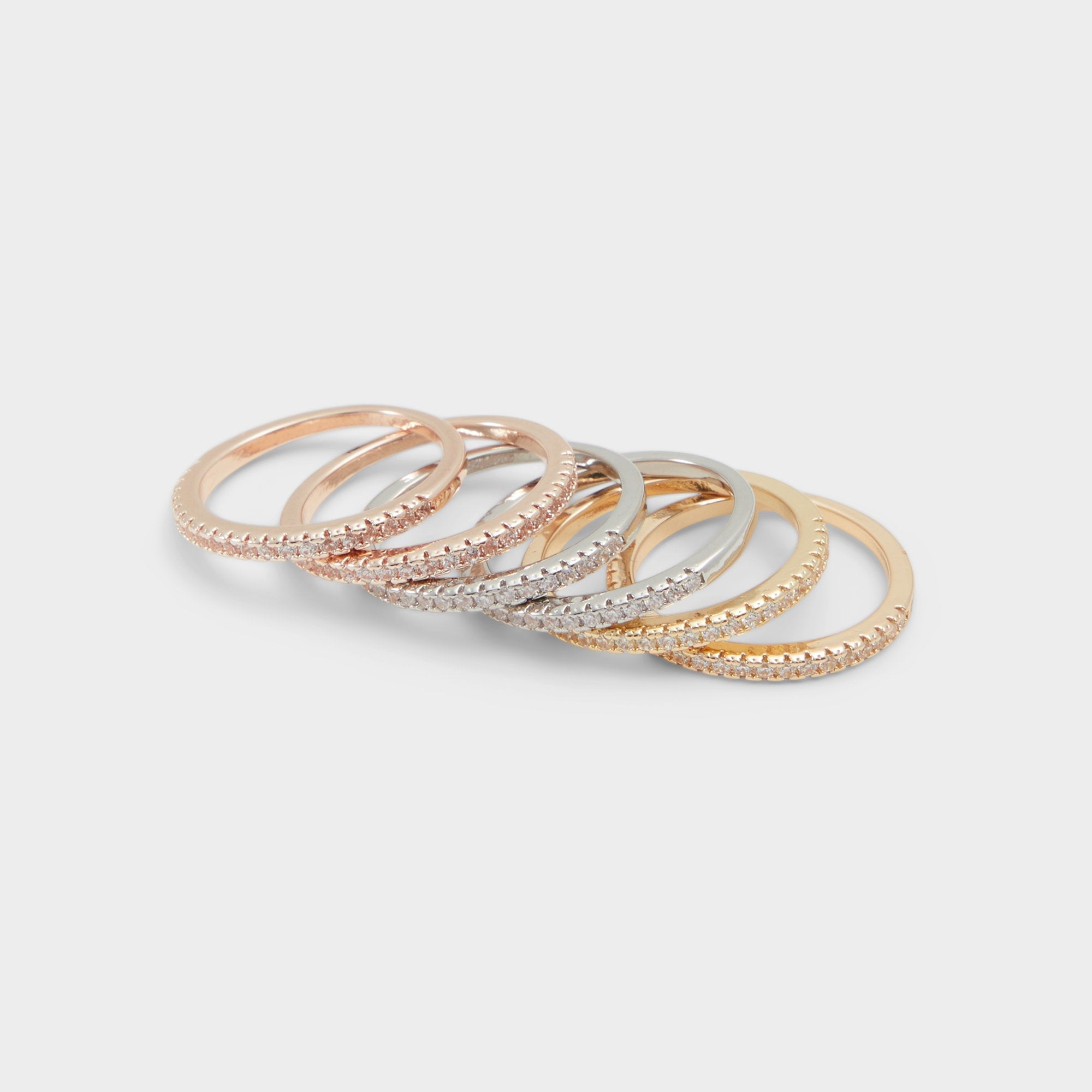 Metallic multi Lamilly Metallic Multi Women's Cubic Zirconia - Multi finger rings | Aldo