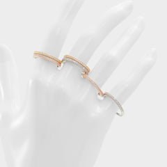 Metallic multi Lamilly Metallic Multi Women's Cubic Zirconia - Multi finger rings | Aldo