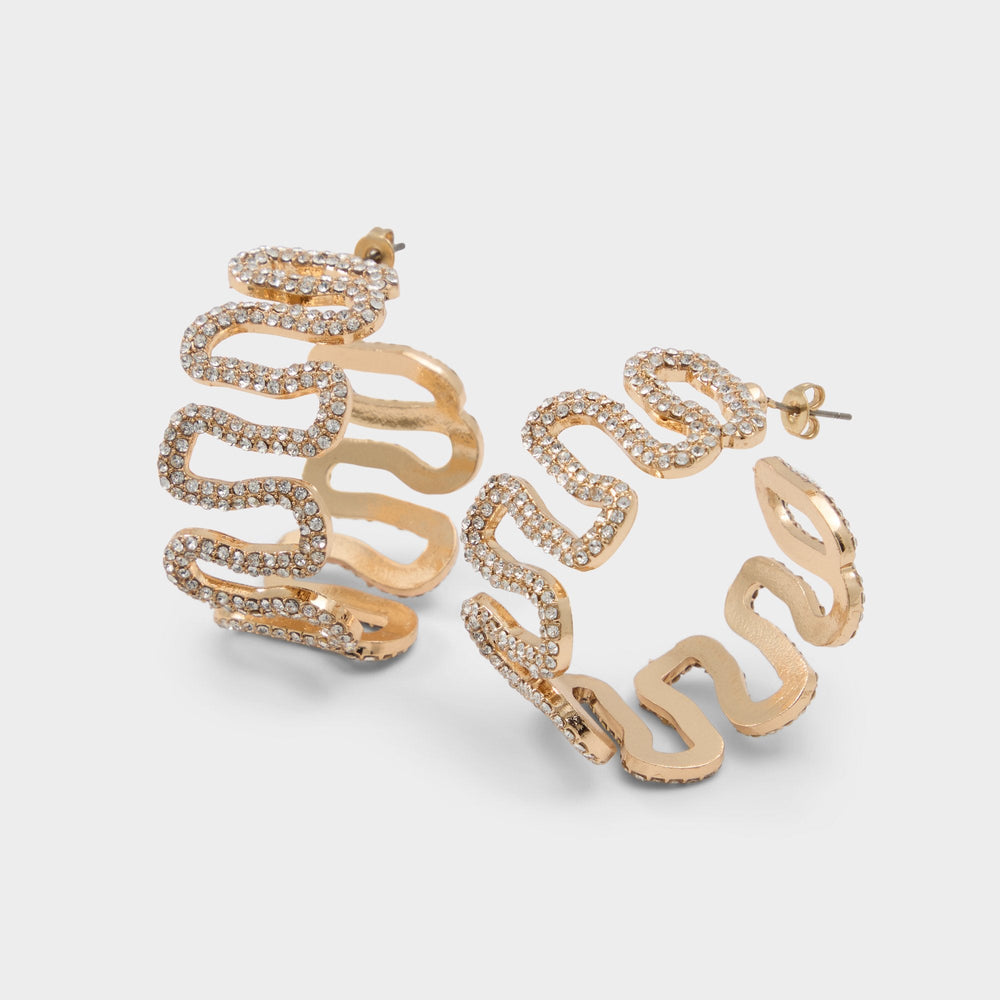 Gold/Clear Multi Estele in Gold Clear Multi - Hoop earrings | Aldo