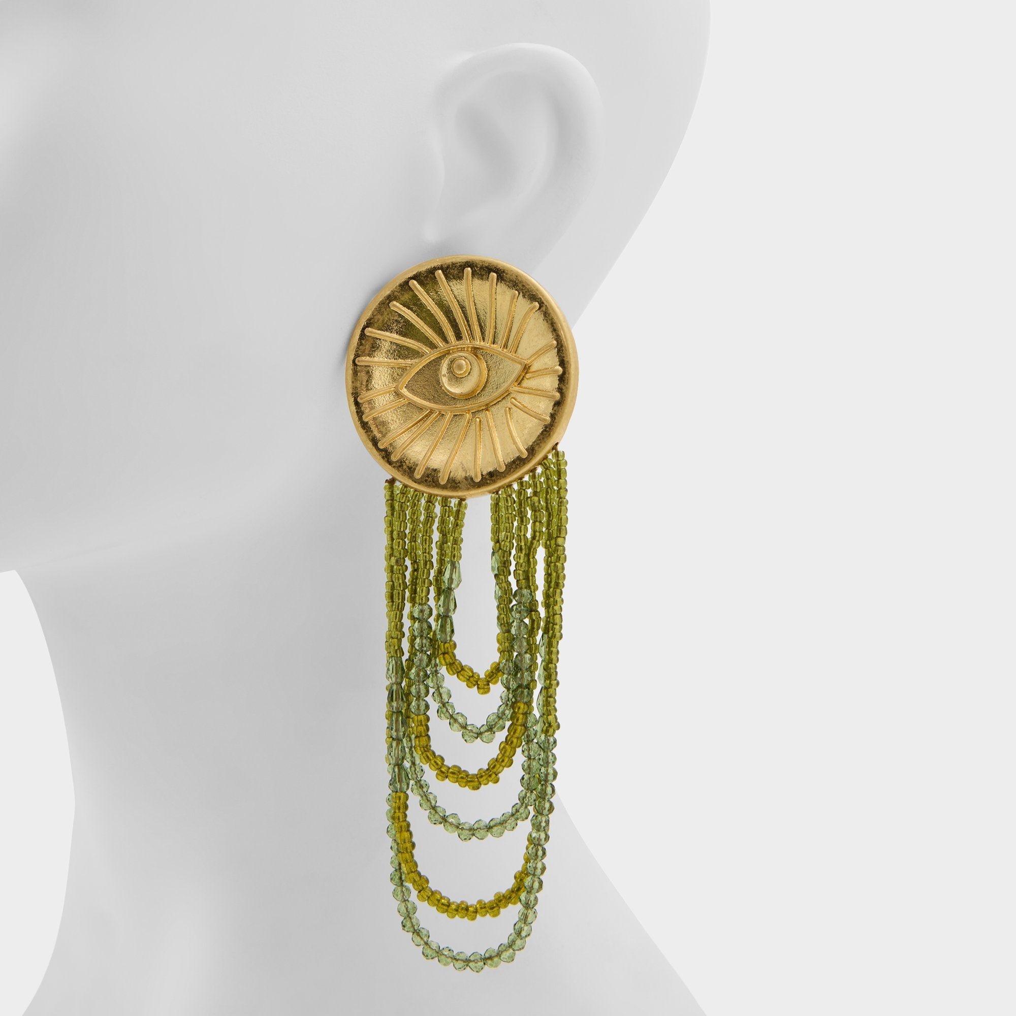 Green Eyeconic in Green - Chandelier earrings | Aldo