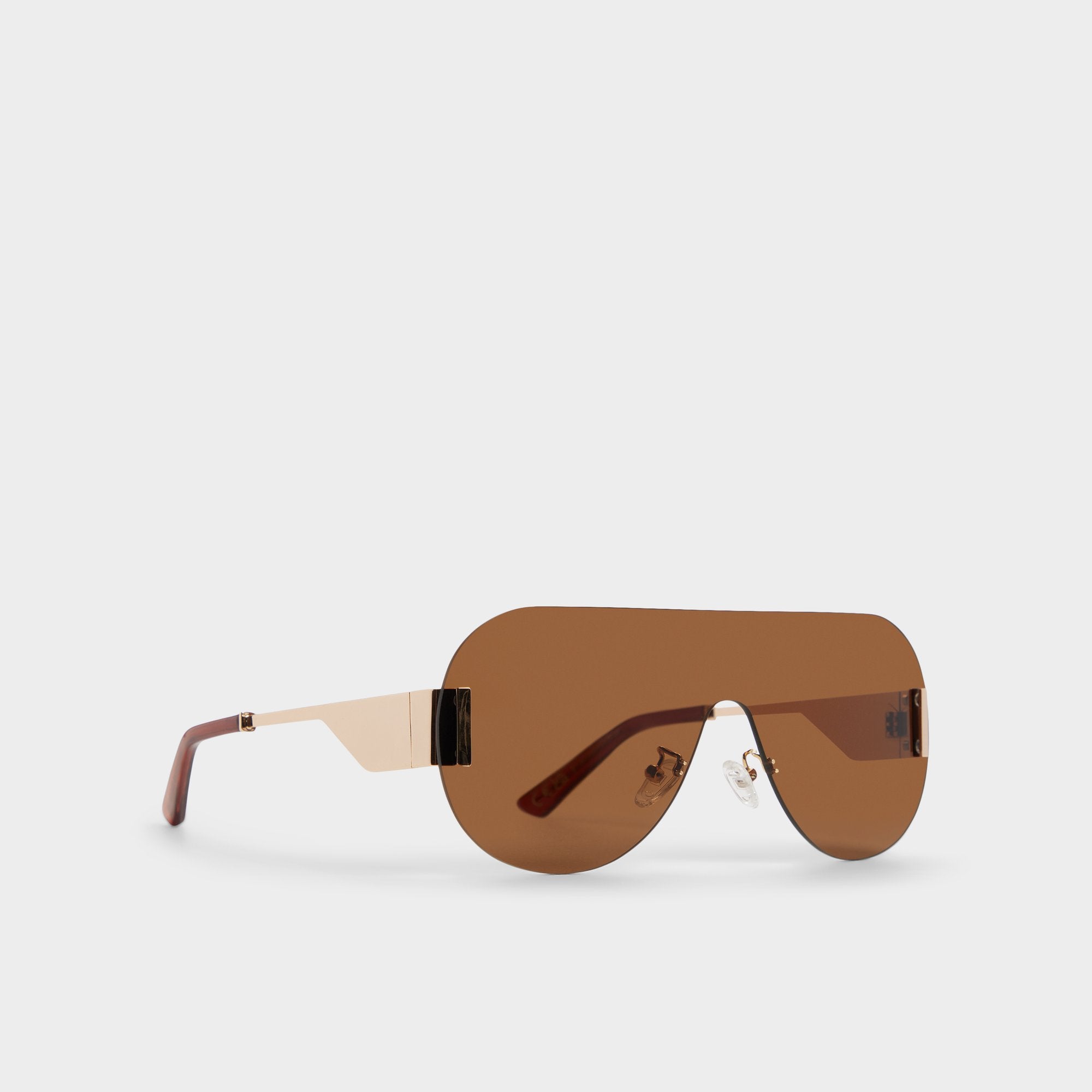 Brown Agrocan Brown Women's Shield - Shield sunglasses | Aldo