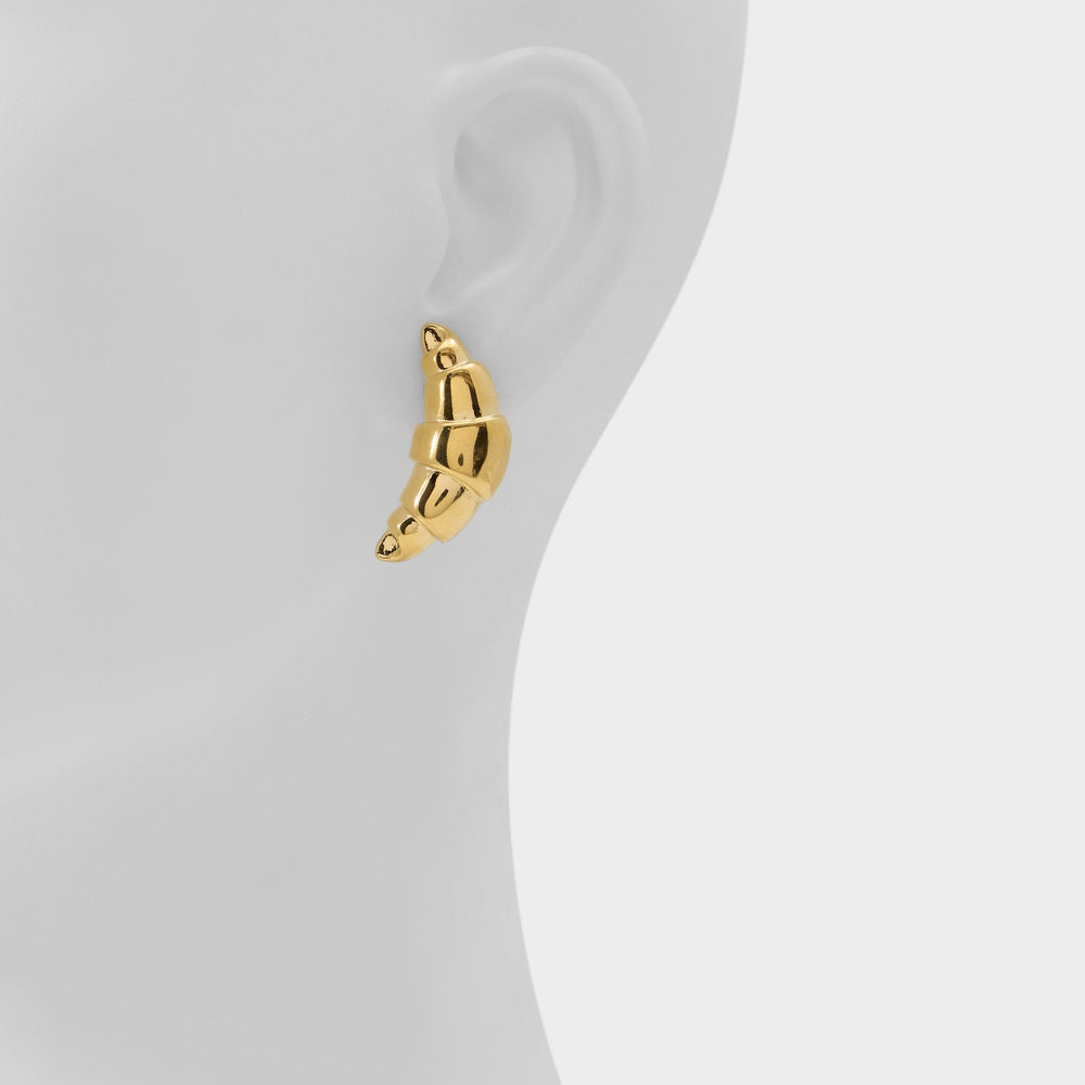 Gold Croissants Gold Women's Stainless Steel - Button earrings | Aldo