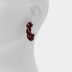 Bordo Twists in Bordo - Hoop earrings | Aldo