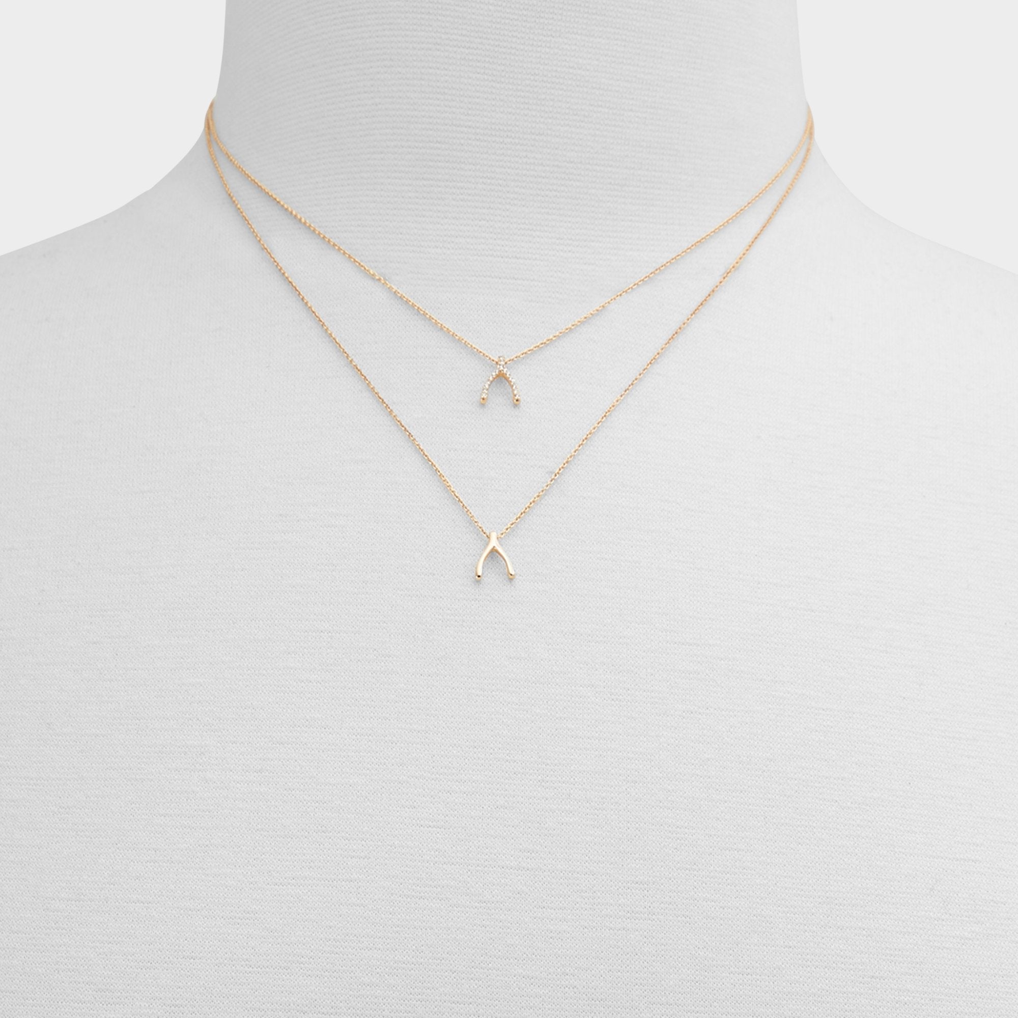 Gold/Clear Multi Makeawish Gold/Clear Multi Women's Necklaces - Gift set | Aldo
