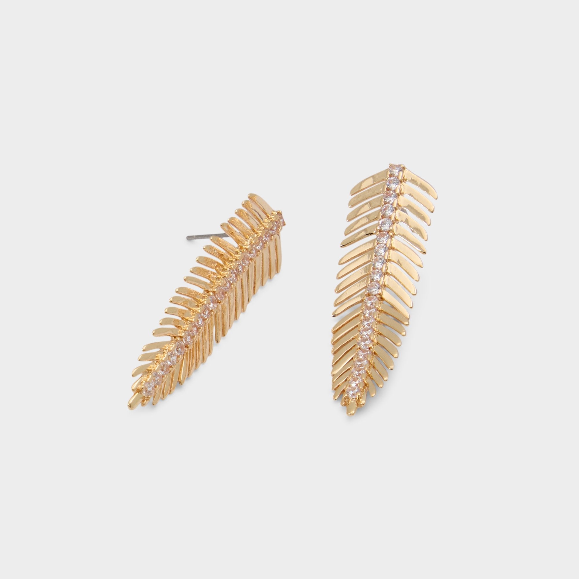 Gold/clear multi Feathers in Gold Clear Multi - Earrings | Aldo