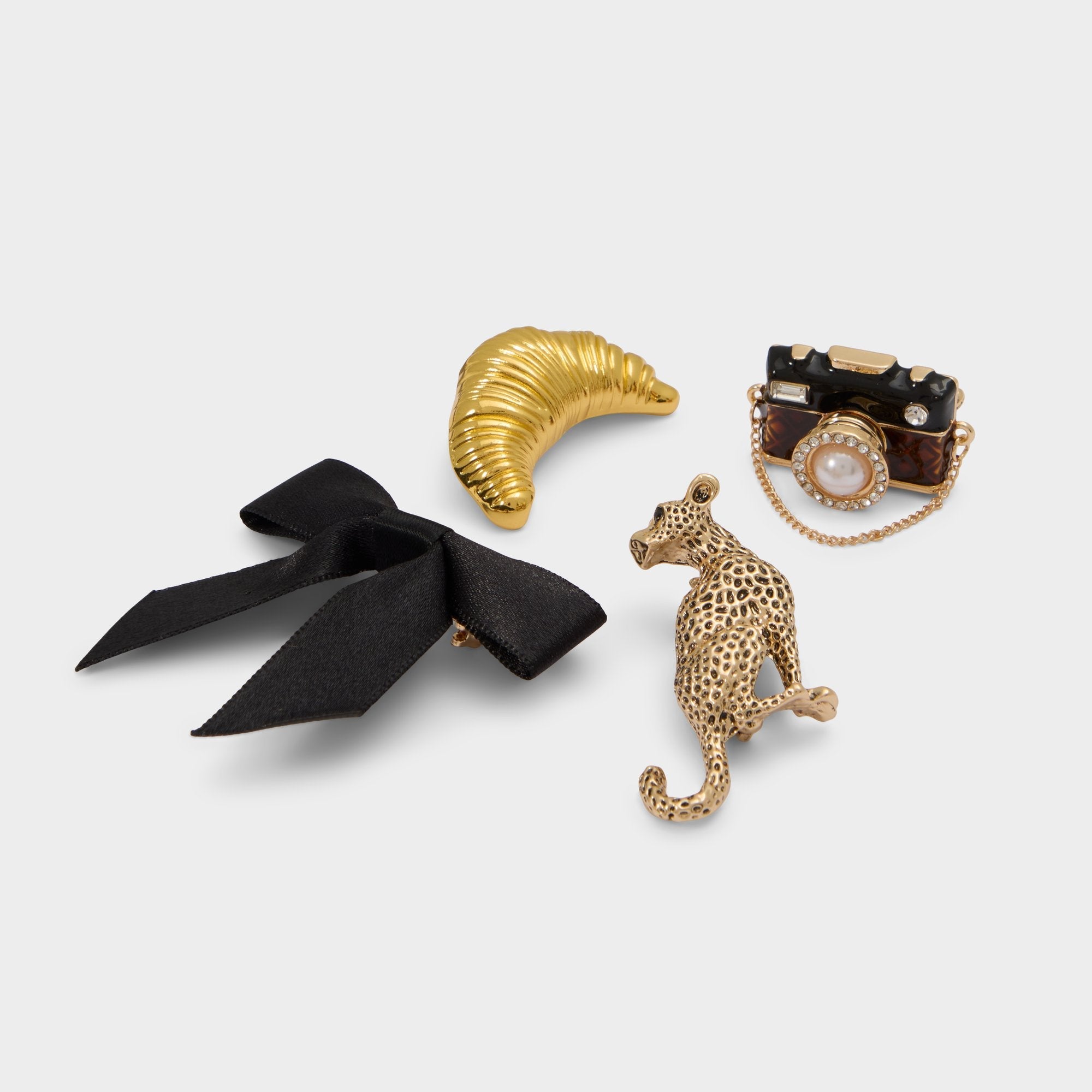 Black/gold multi Chicpins in Black Gold Multi - Decorative brooch | Aldo