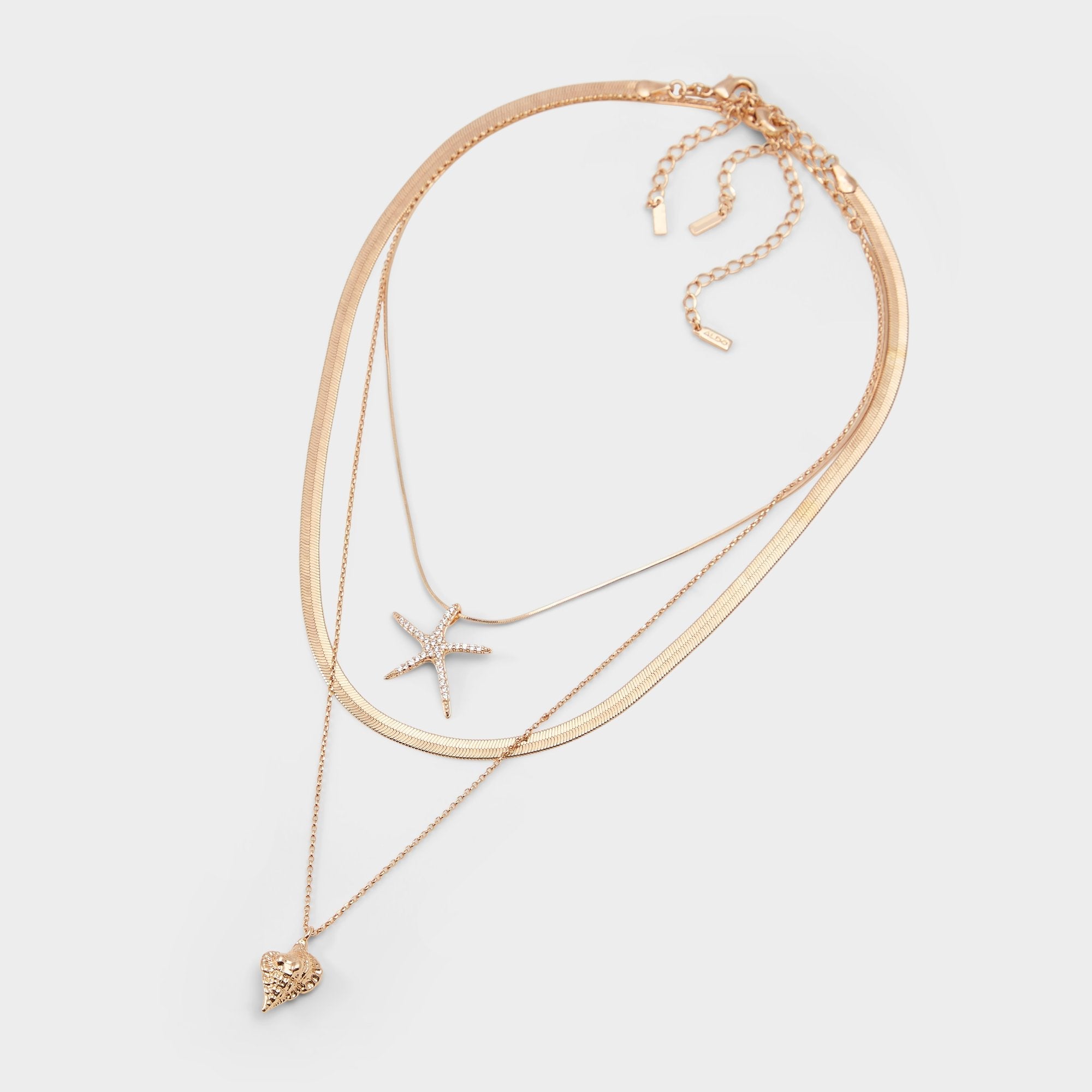 Gold/Clear Multi Seascharms Gold/Clear Multi Women's Necklaces - Layered necklace | Aldo