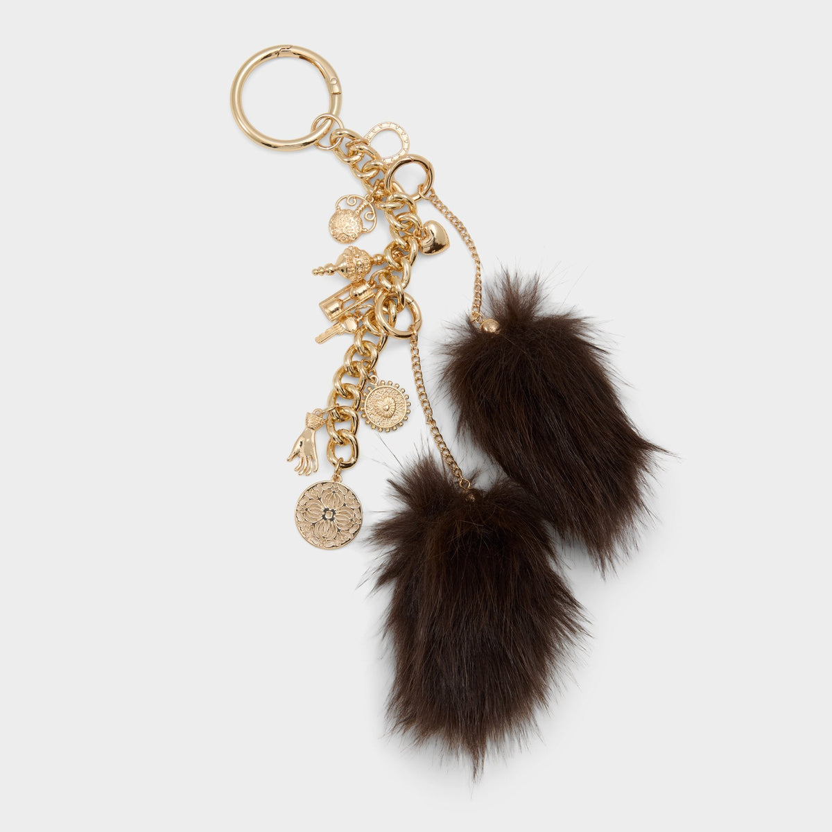 Light brown Bohoglam in Light Brown - Bag charm | Aldo