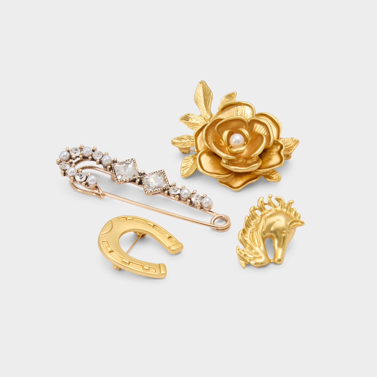 Gold Wildatheart in Gold - Decorative brooch | Aldo