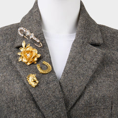 Gold Wildatheart in Gold - Decorative brooch | Aldo