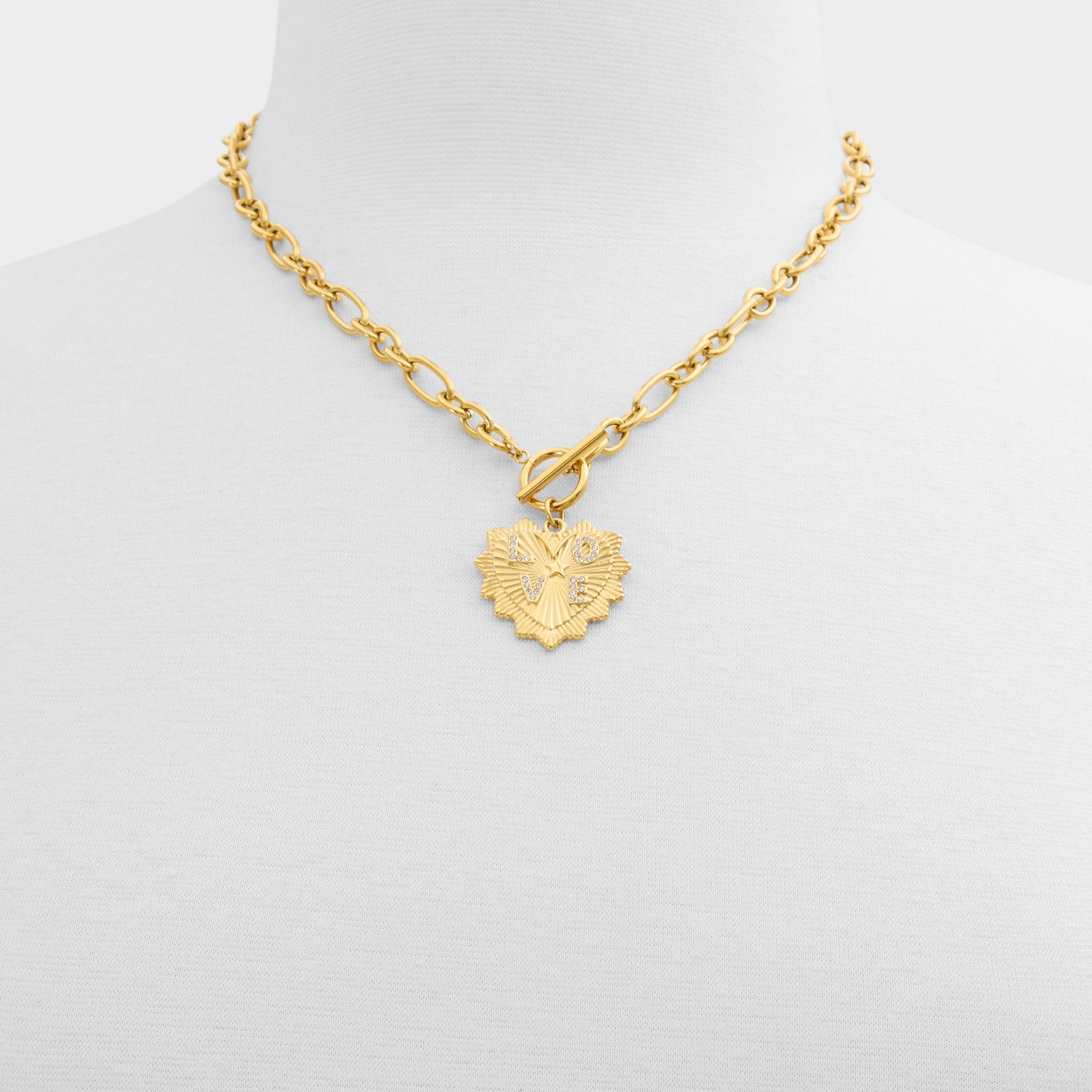 Gold/Clear Multi Lovechaine in Gold Clear Multi - Necklace | Aldo