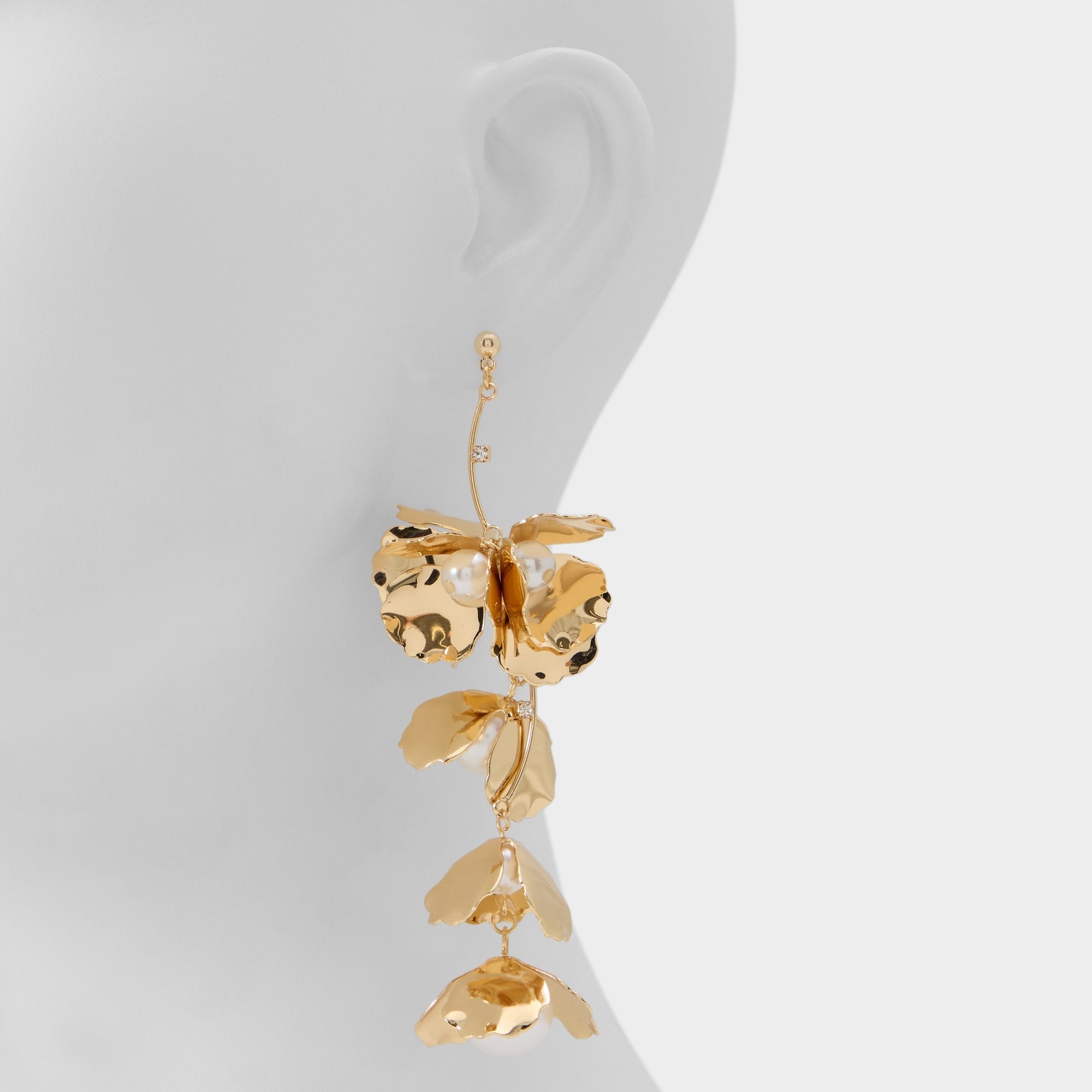 Gold Serrenna Gold Women's Earrings - Chandelier earrings | Aldo