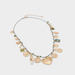 Dark green Bohemian in Dark Green - Charm necklace | Aldo