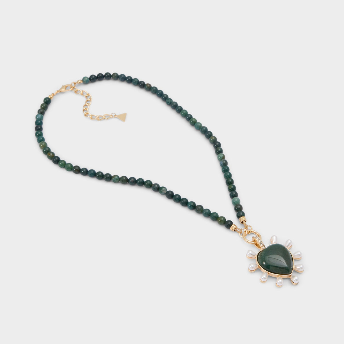 Dark green Preciousheart in Dark Green - Necklace | Aldo