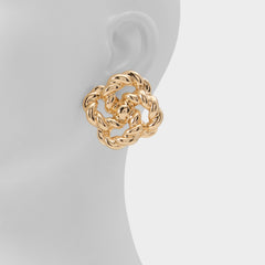 Gold Doubleknot in Gold - Statement earrings | Aldo
