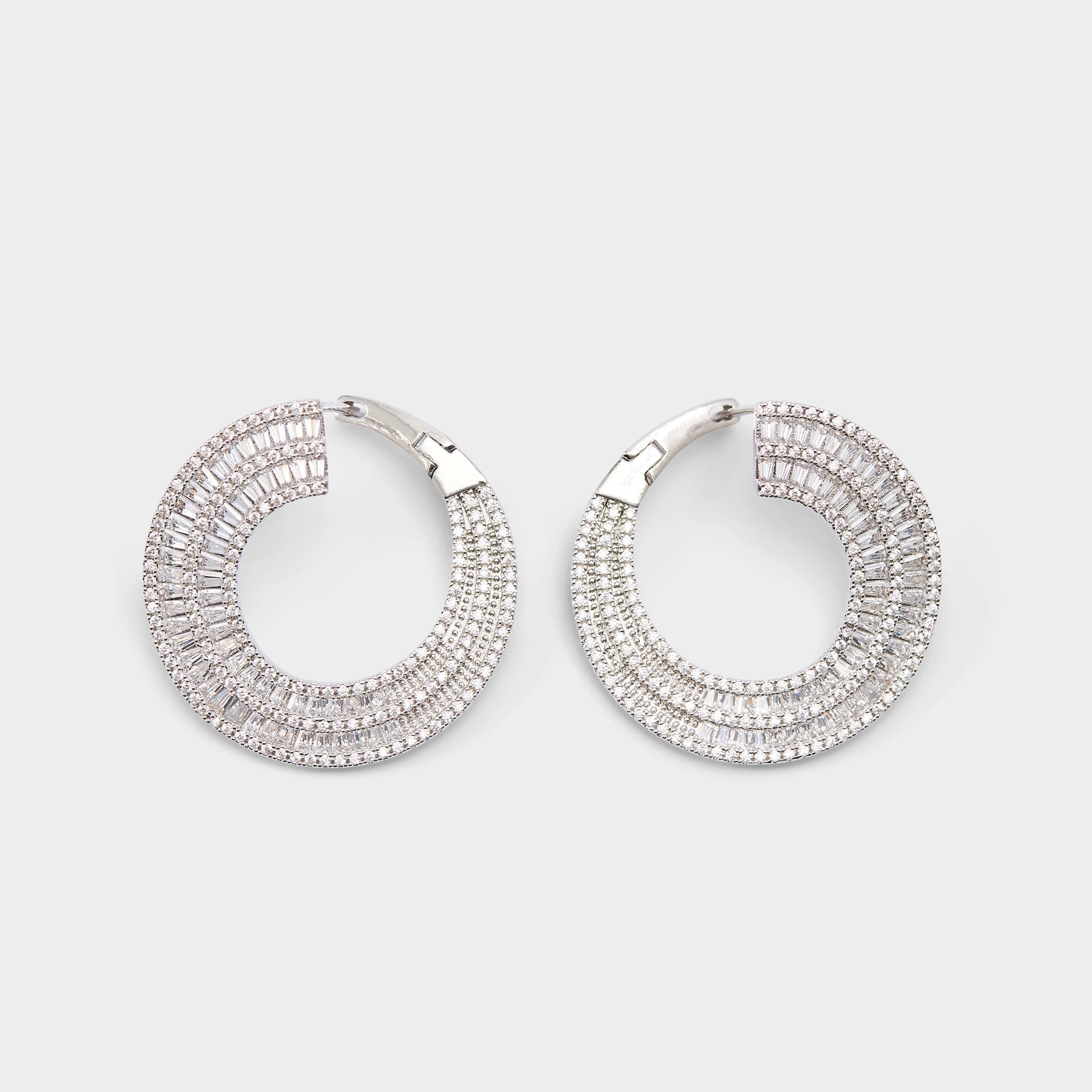 Silver/Clear Multi Caldy Silver/Clear Multi Women's Earrings - Hoop earrings | Aldo