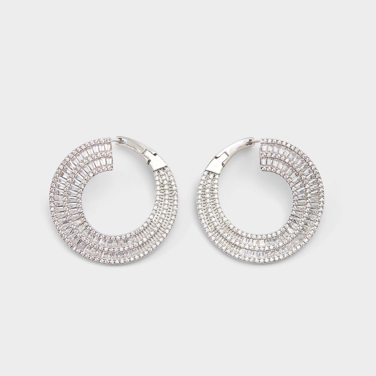 Silver/Clear Multi Caldy Silver/Clear Multi Women's Earrings - Hoop earrings | Aldo