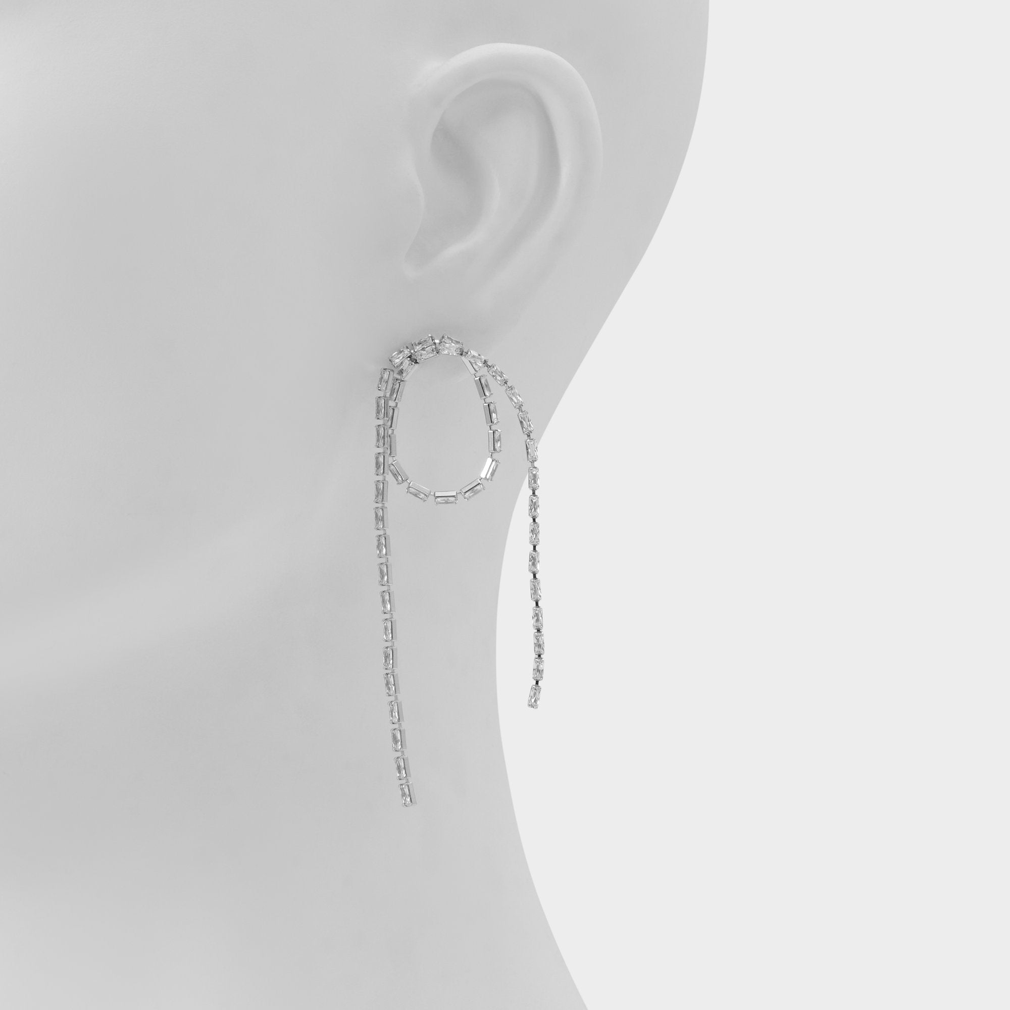Silver/clear multi Wude in Silver Clear Multi - Chandelier earrings | Aldo