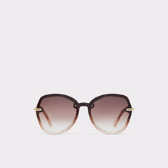 Brown Cortegaca Brown Women's Round - Square sunglasses | Aldo