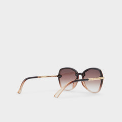 Brown Cortegaca Brown Women's Round - Square sunglasses | Aldo