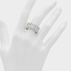 Silver/Clear Multi Nikka Silver/Clear Multi Women's Cubic Zirconia - Ring | Aldo
