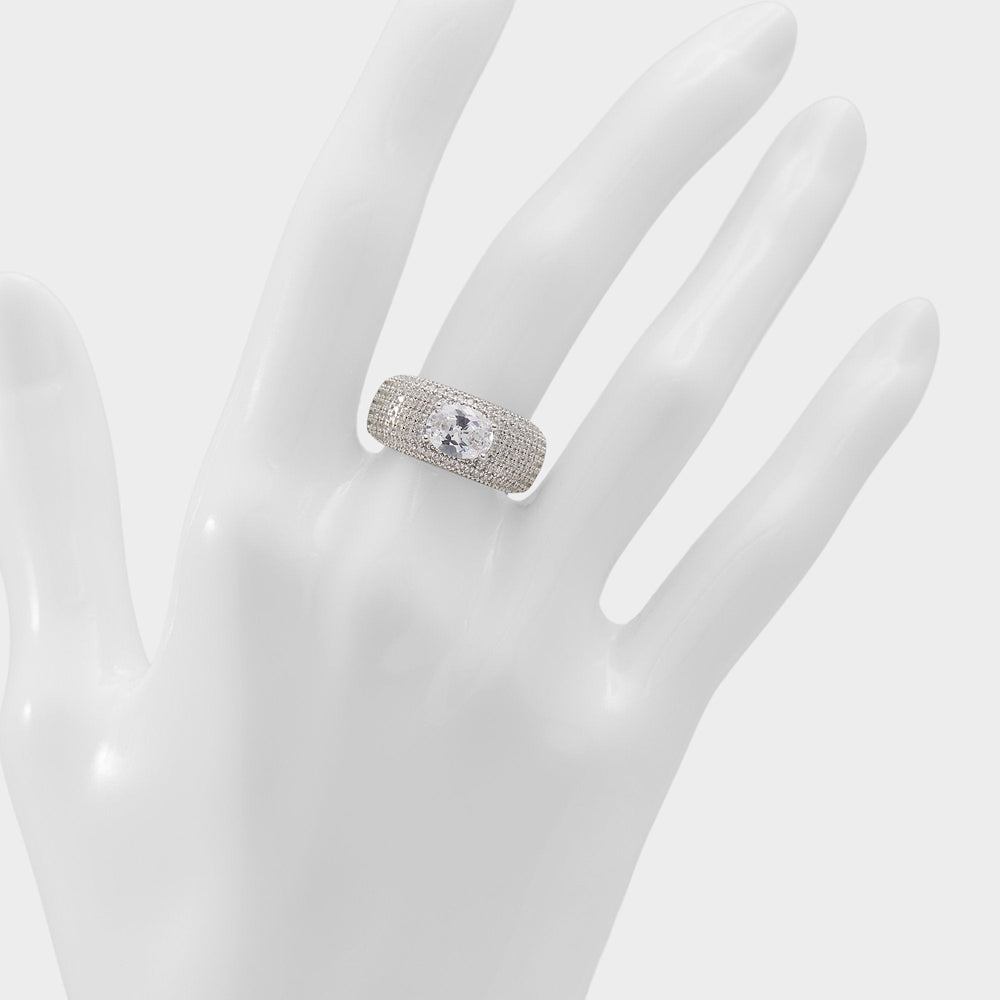 Silver/Clear Multi Caredar Silver/Clear Multi Women's Cubic Zirconia - Ring | Aldo