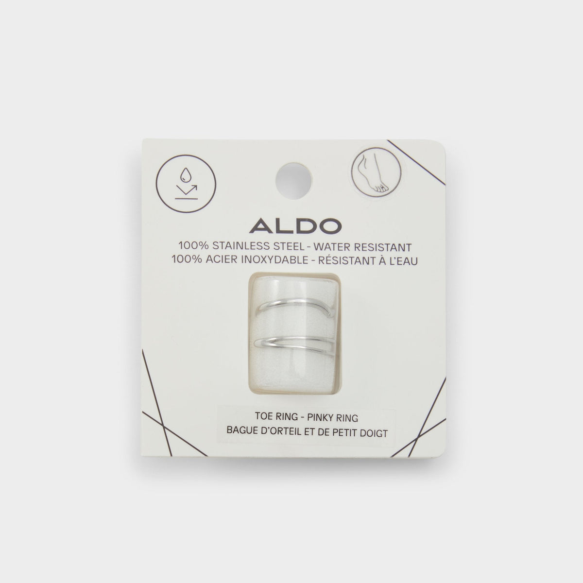 Silver Ardgowan Silver Women's Stainless Steel - Toe ring | Aldo