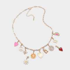 Bright Multi Charmcrazy Bright Multi Women's Necklaces - Charm necklace | Aldo