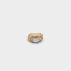 Gold/Clear Multi Caredar Gold/Clear Multi Women's Cubic Zirconia - Ring | Aldo