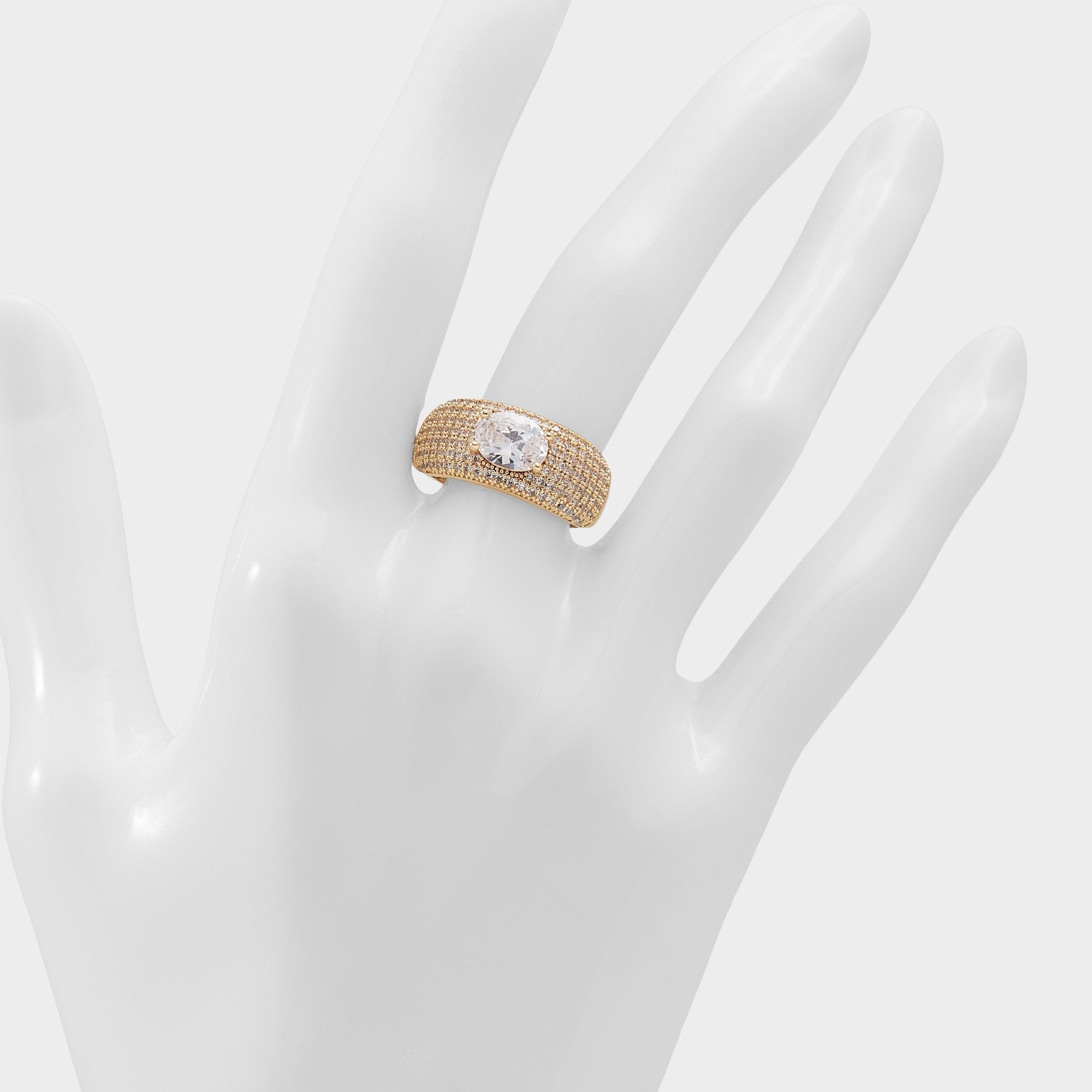 Gold/Clear Multi Caredar Gold/Clear Multi Women's Cubic Zirconia - Ring | Aldo
