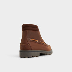 Medium brown Farrell in Medium Brown - Combat boot, Lug sole | Aldo