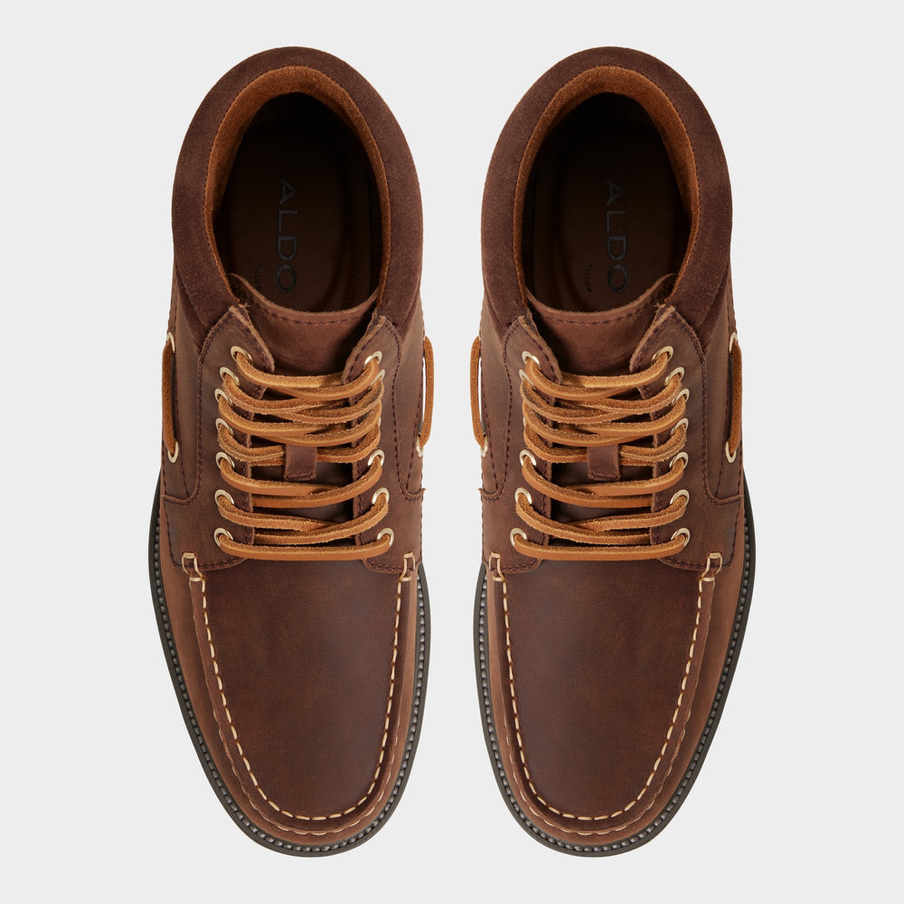 Medium brown Farrell in Medium Brown - Combat boot, Lug sole | Aldo