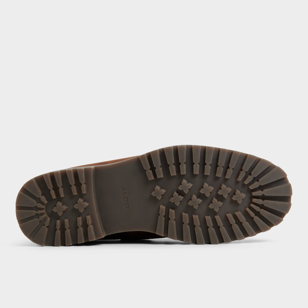 Medium brown Farrell in Medium Brown - Combat boot, Lug sole | Aldo