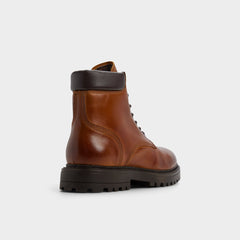 Cognac Draco in Cognac - Combat boot, Lug sole | Aldo