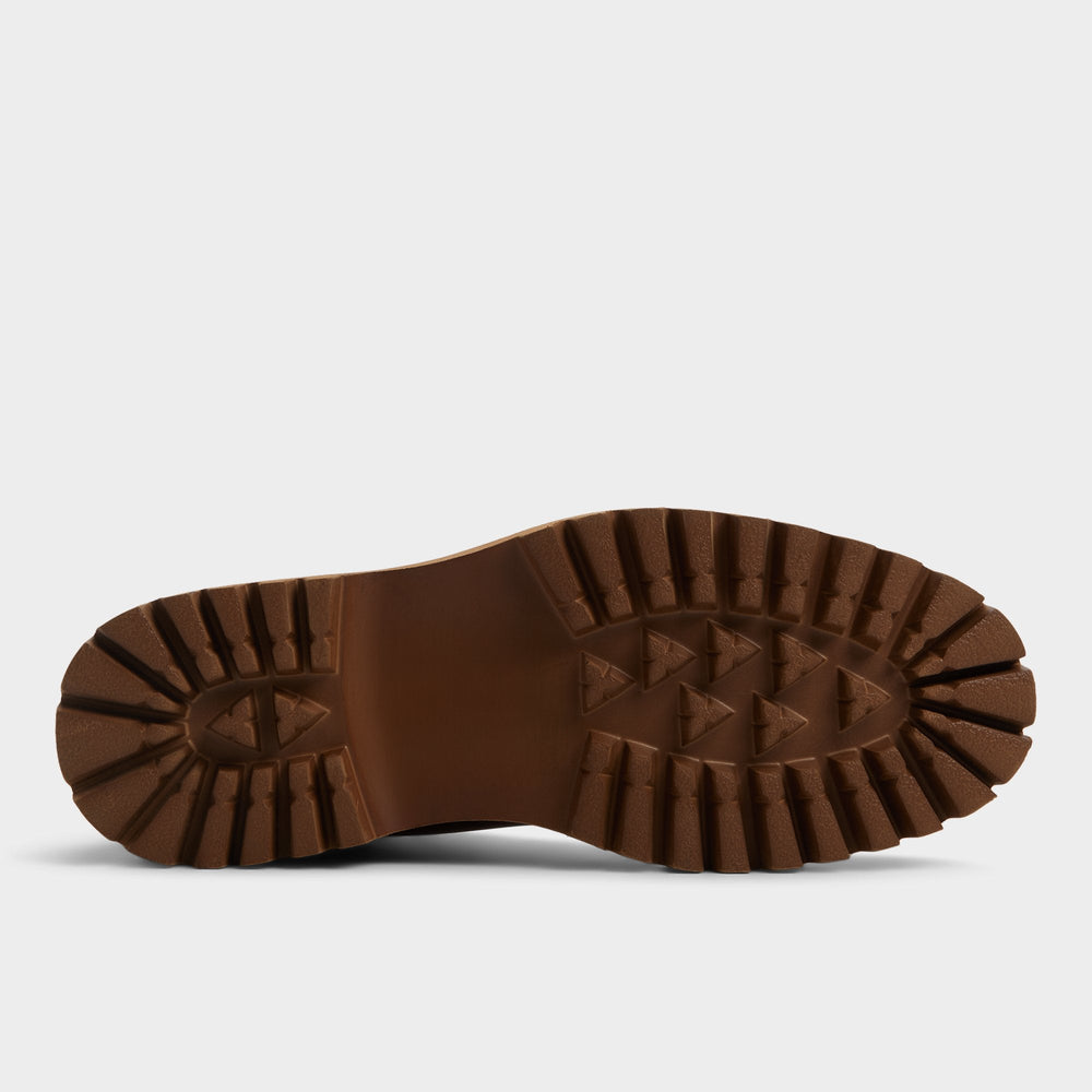 Cognac Grier in Cognac - Combat boot, Lug sole | Aldo