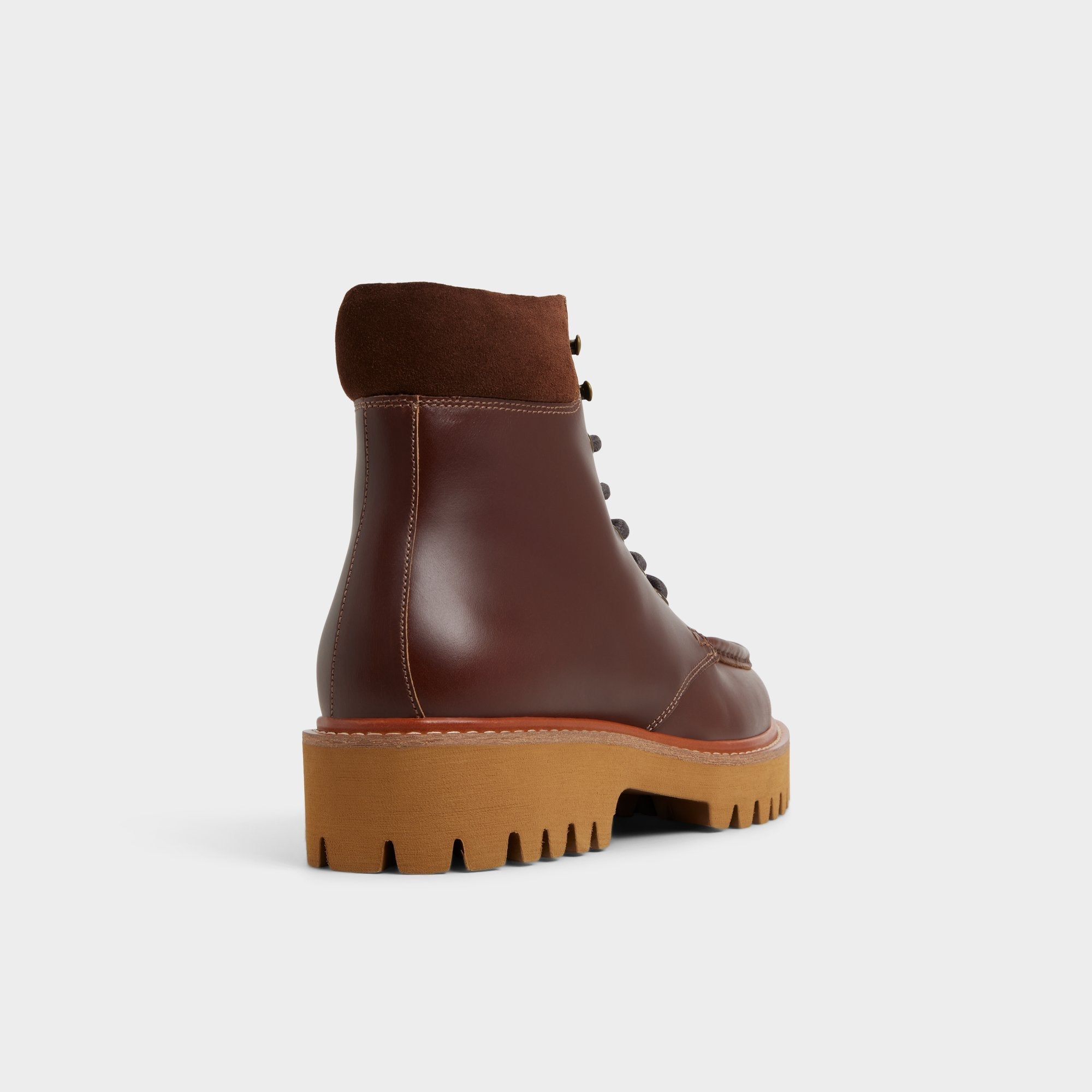 Medium brown Grier in Medium Brown - Combat boot, Lug sole | Aldo