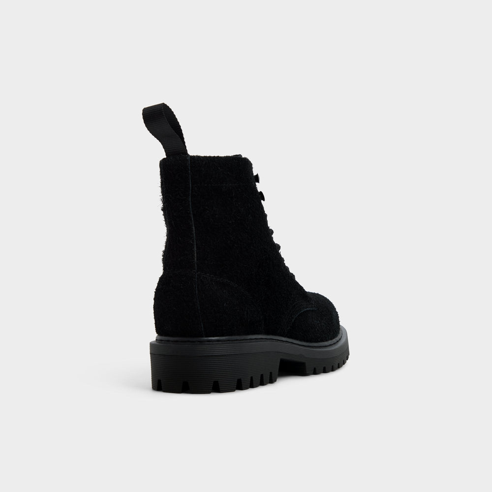 Black Doublezero in Black - Combat boot, Lug sole | Aldo