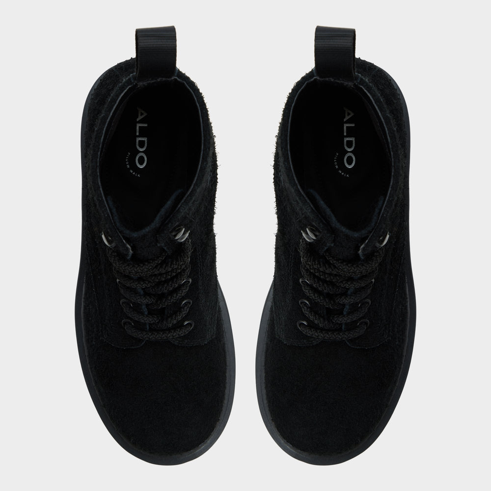 Black Doublezero in Black - Combat boot, Lug sole | Aldo