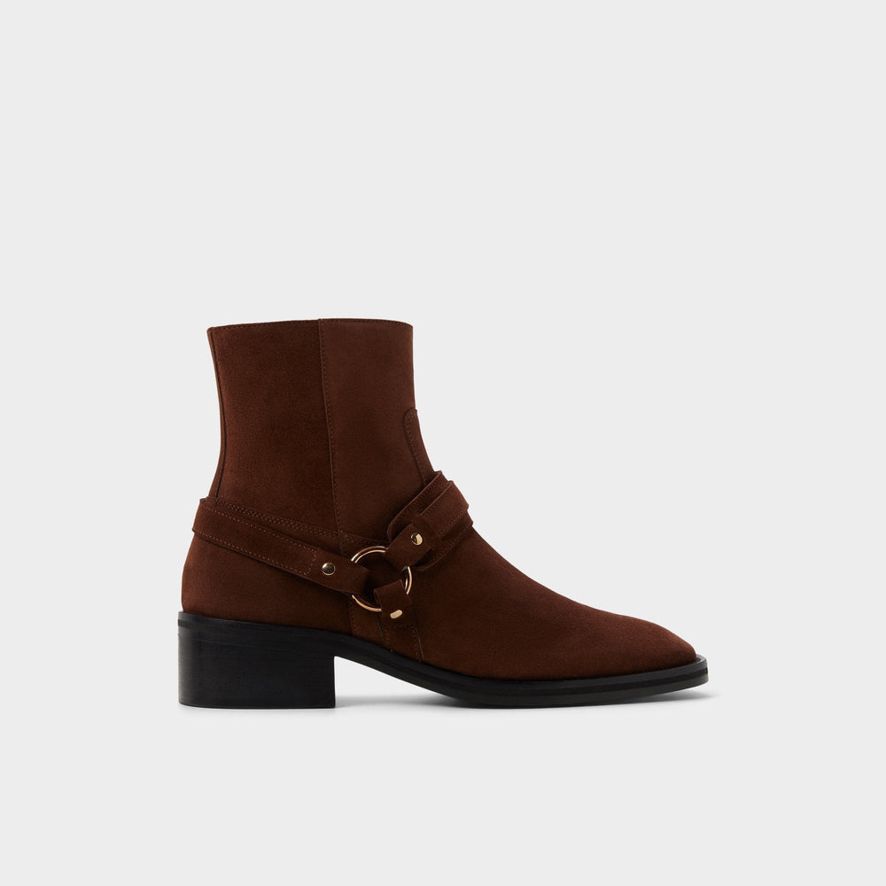 Dark Brown Marcos in Dark Brown - Ankle boot, Block heel | Aldo