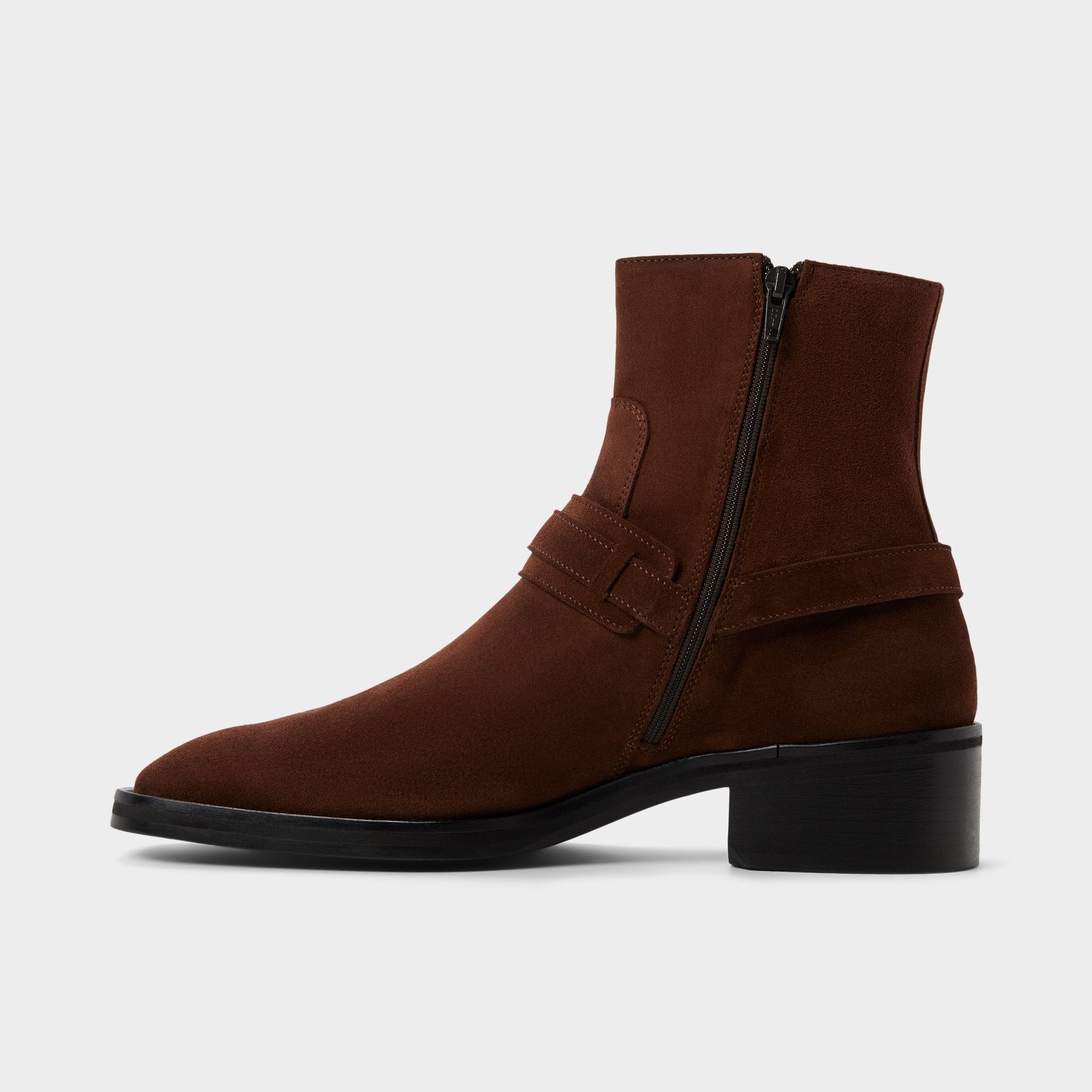 Dark Brown Marcos in Dark Brown - Ankle boot, Block heel | Aldo