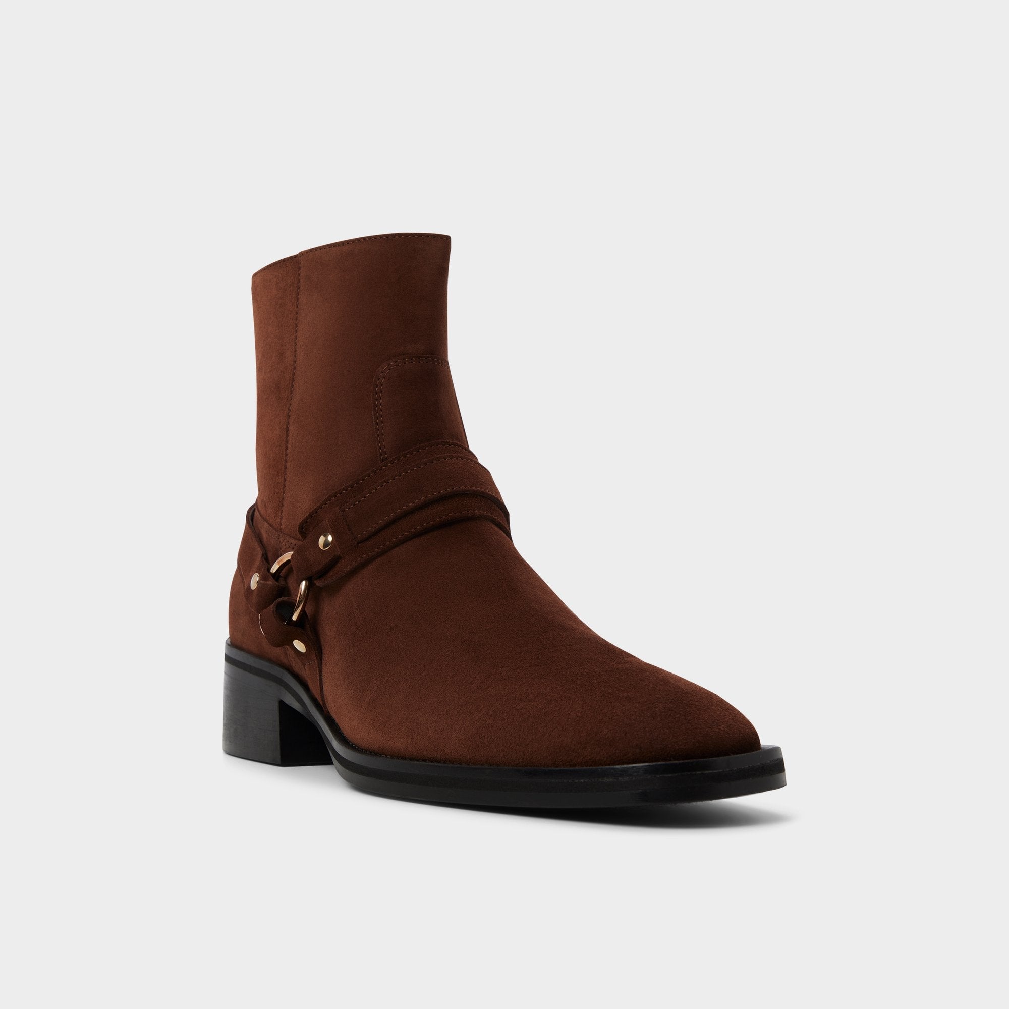 Dark Brown Marcos in Dark Brown - Ankle boot, Block heel | Aldo