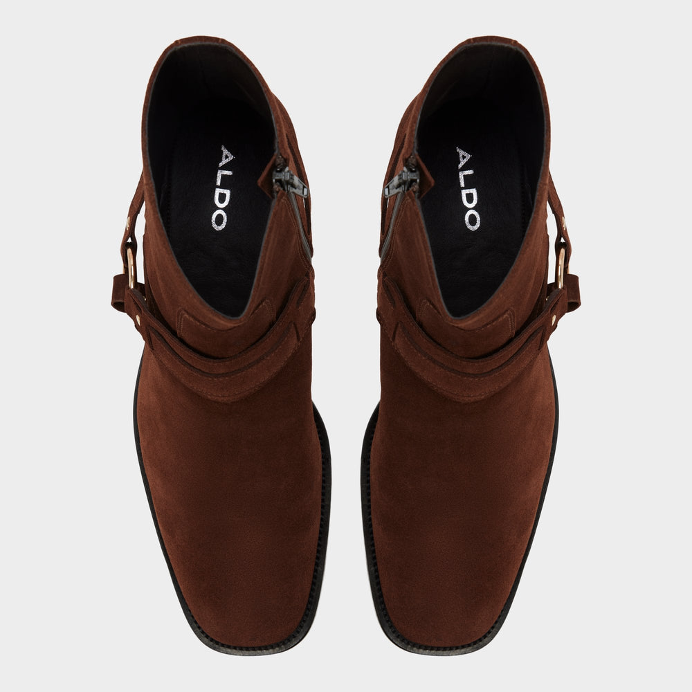 Dark Brown Marcos in Dark Brown - Ankle boot, Block heel | Aldo