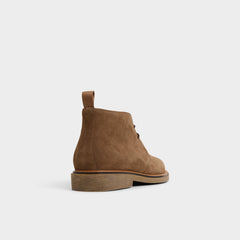 Dark Brown Jefrey Dark Brown Leather Suede Men's Chukka boots - Chukka boot | Aldo